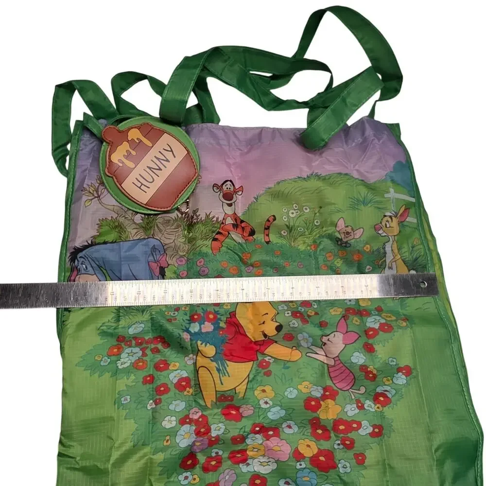 Disney Winnie the Pooh Foldable Reusable Tote Bag with Honey Pouch